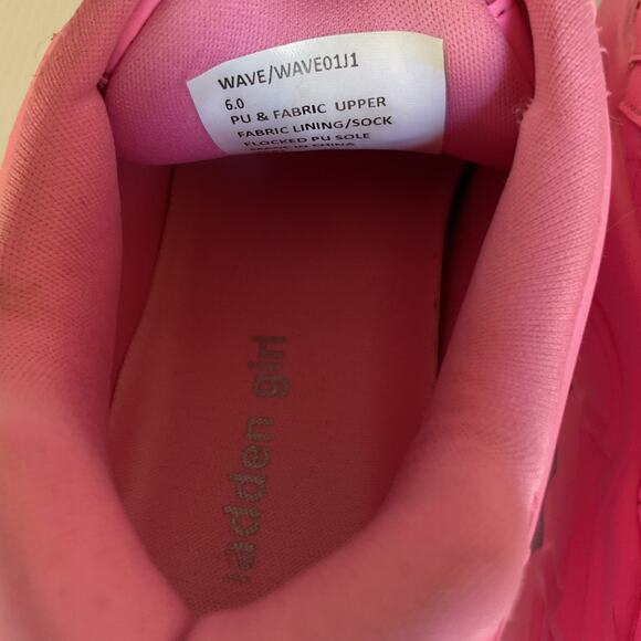 Steve Madden Girl Wave Pink Chunky Platform Sneakers Size 6 Y2K  Festival - Picture 9 of 10